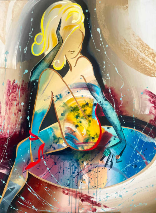 Abstract Pin Up