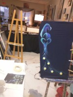 Peacock skirt in progress